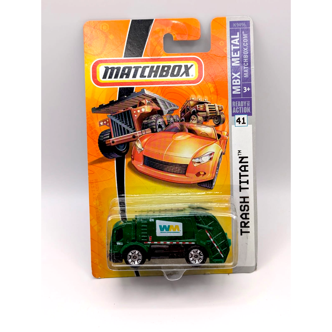 Matchbox Trash Titan Waste Management Nr. 41 Grün K9496 2007 Neu OVP