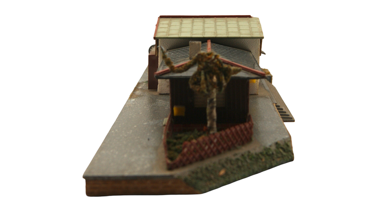 OWO Bahnhof Bad Goldach H0 1:87 DDR Vintage mit Bahnsteig
