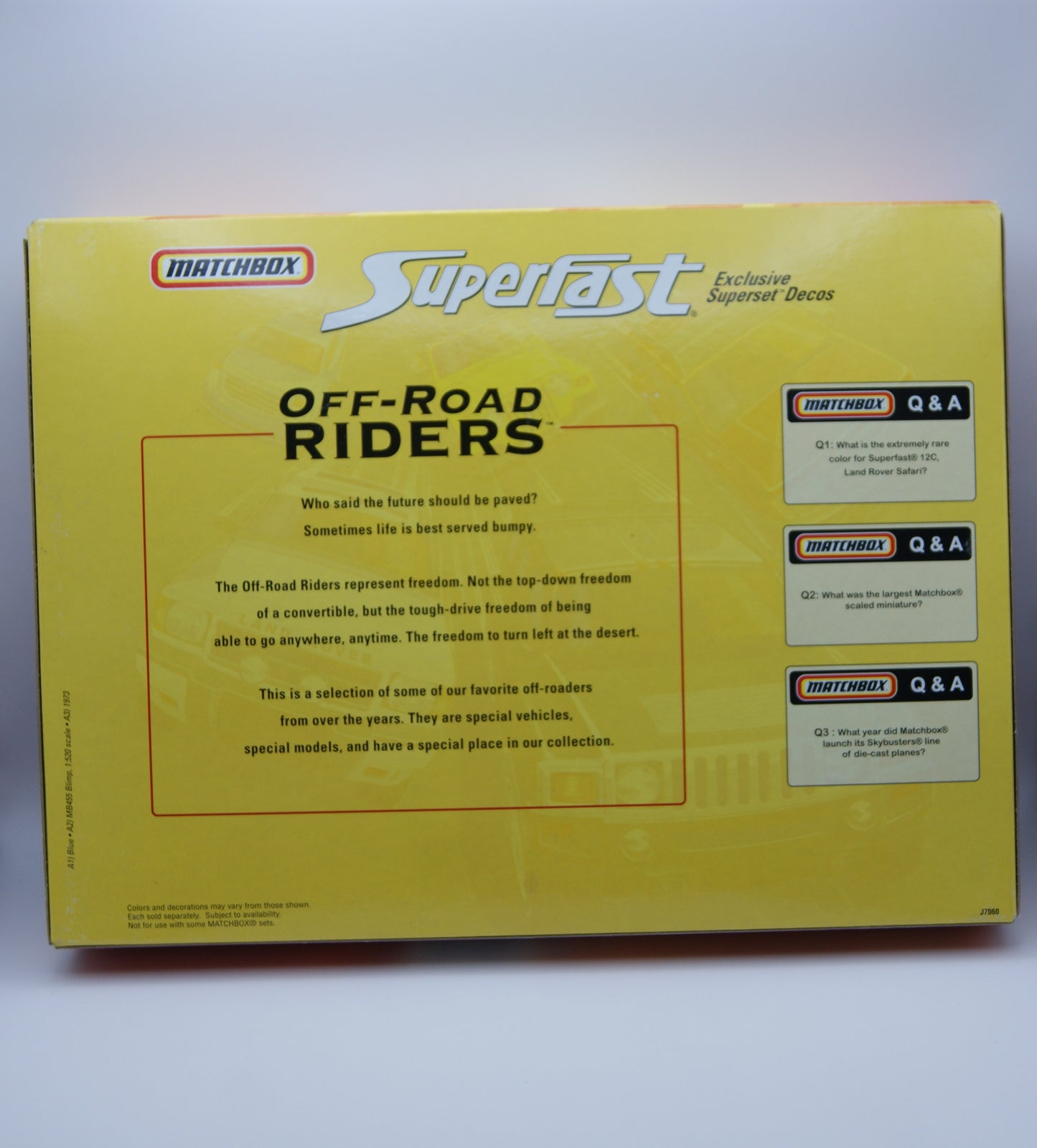 Matchbox Superfast Off-Road Riders 5er Set Hummer Jeep Land Rover OVP
