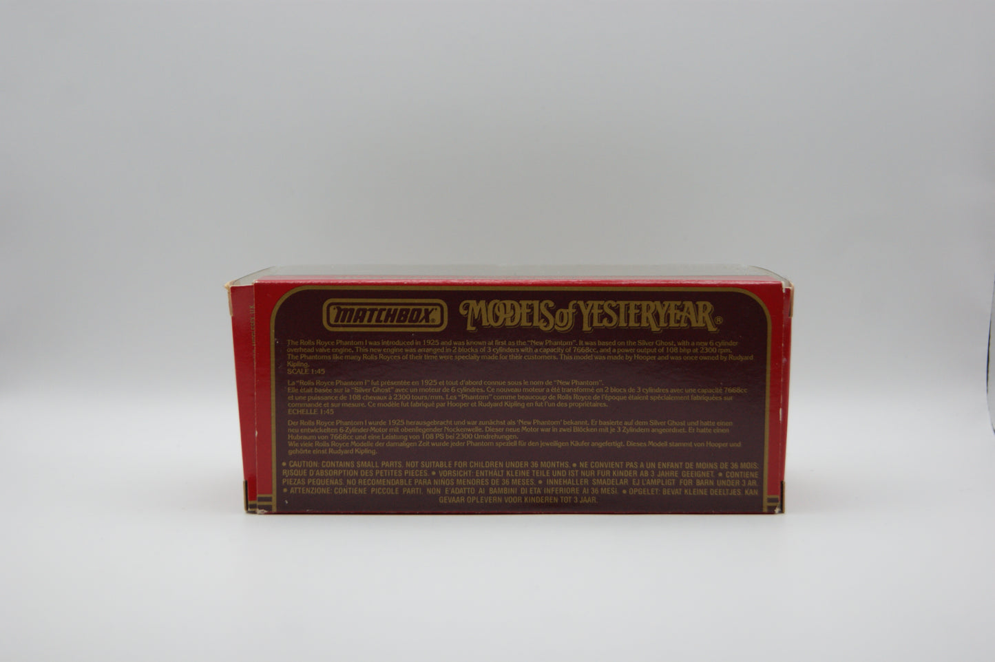 Matchbox Models of Yesteryear Y-36 1925 Rolls-Royce Phantom I OVP
