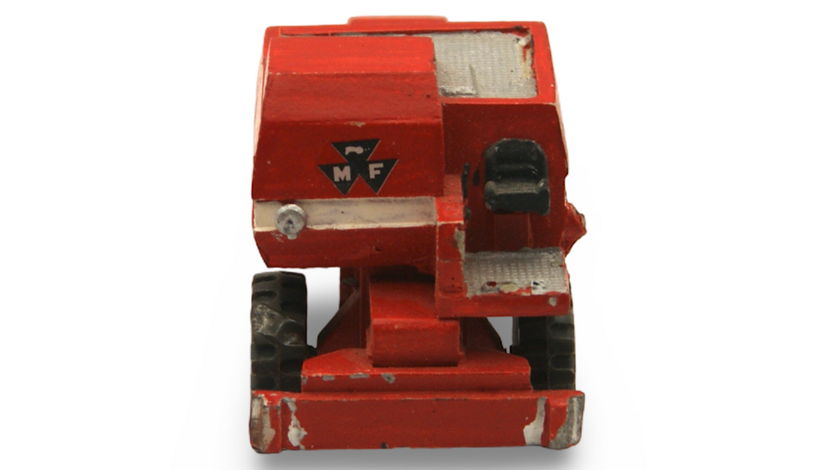 Massey Ferguson MF 186 Mähdrescher Modell Rot Vintage ohne Schneidwerk