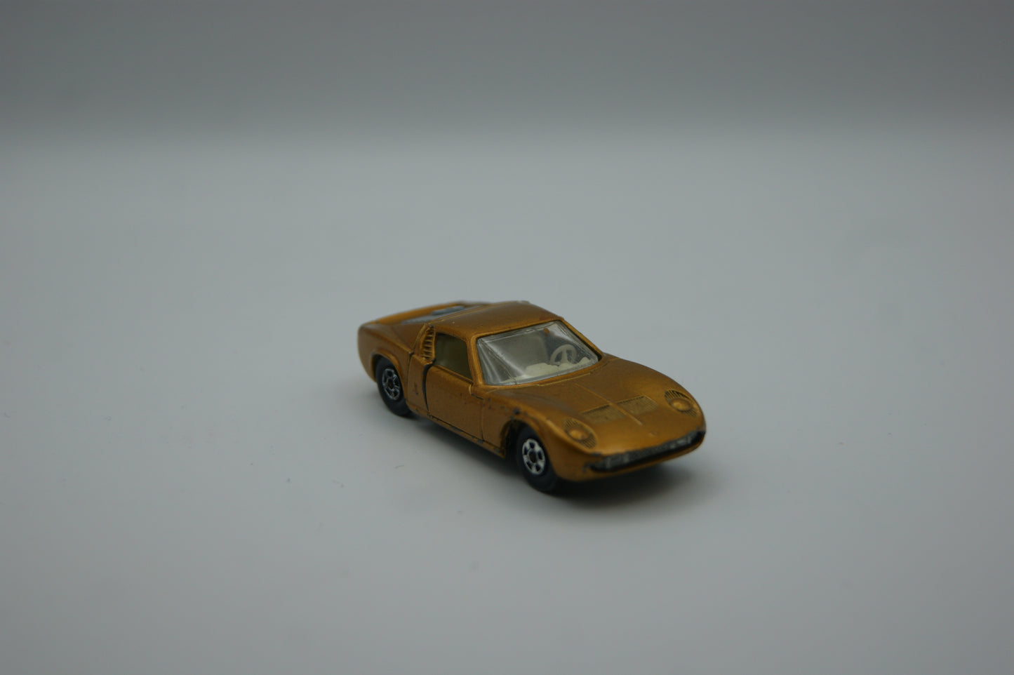 Matchbox Lesney Superfast Nr. 33 Lamborghini Miura gold Vintage 1970 lose