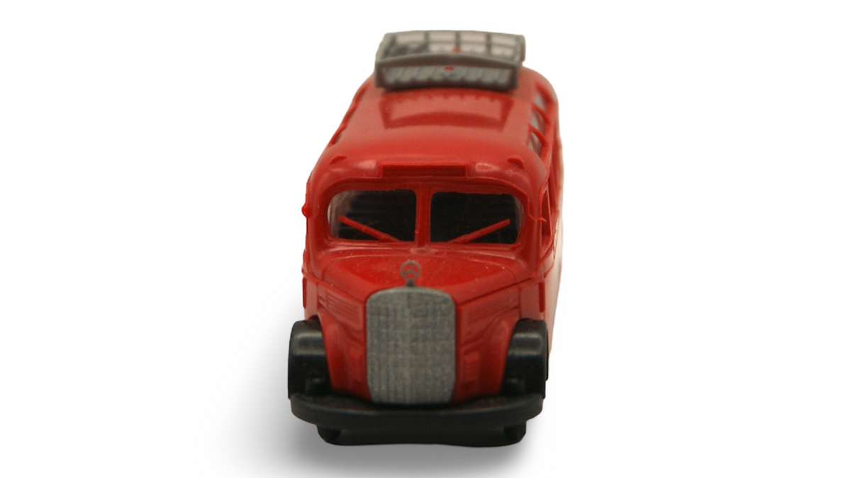 Praline Mercedes-Benz O 3500 Deutsche Reichspost Rot 1:87 H0 – guter Zustand