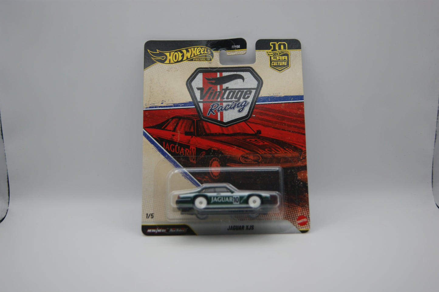 Hot Wheels Premium Jaguar XJS Vintage Racing 1/5 Car Culture 2026 OVP