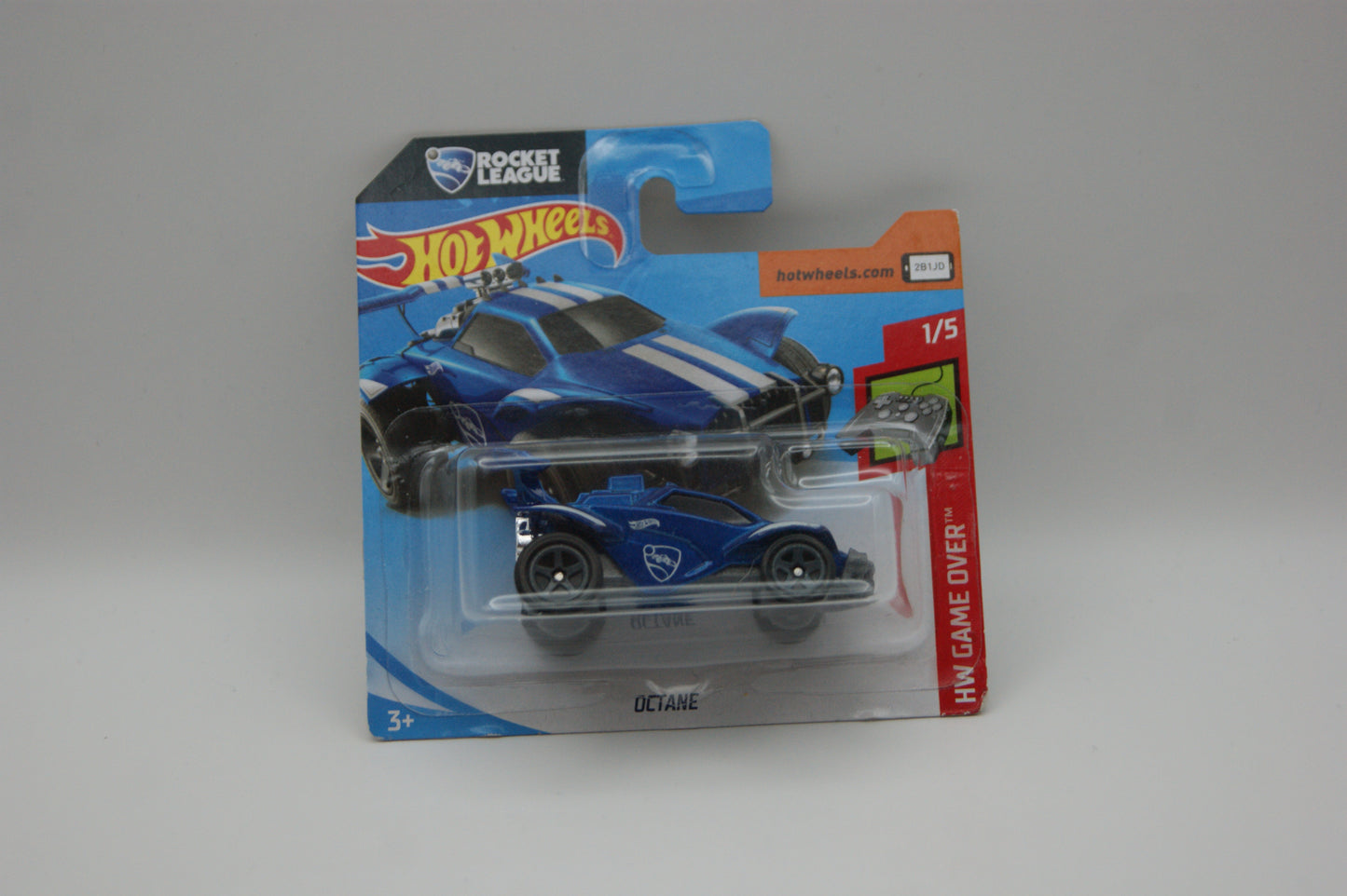 Hot Wheels Octane Rocket League 2019 HW Game Over 1/5 blau Short Card OVP