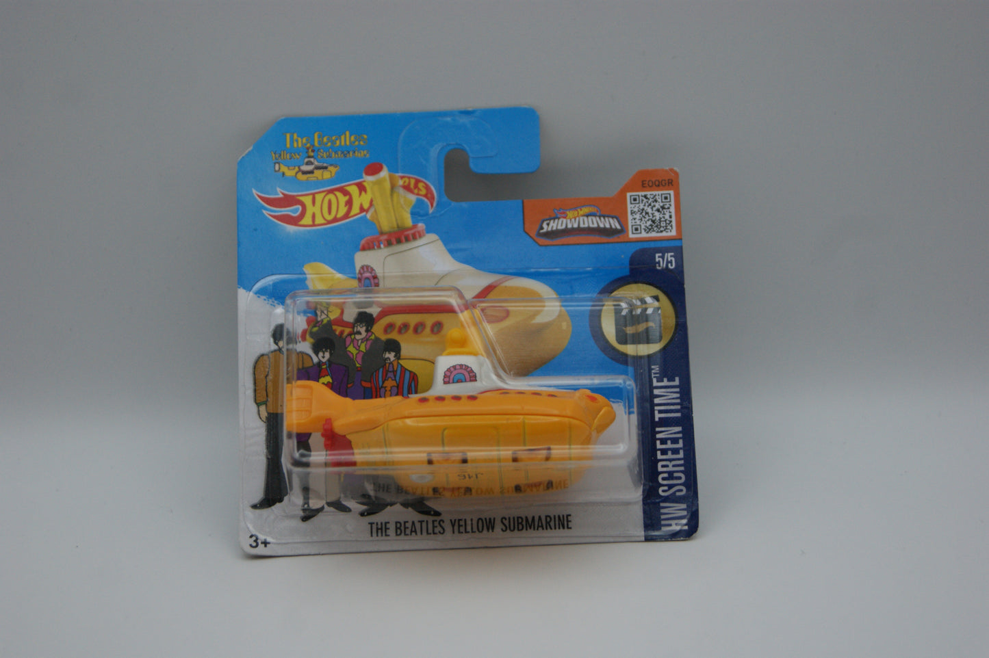 Hot Wheels The Beatles Yellow Submarine 2016 HW Screen Time 5/5 Short Card OVP