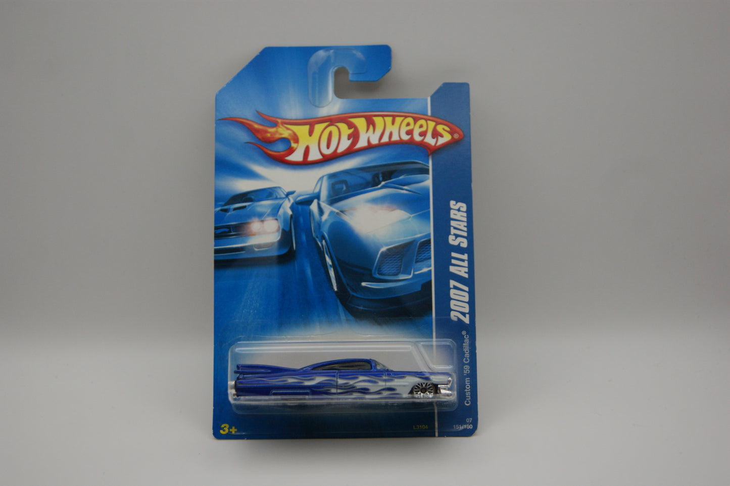 Hot Wheels Custom ’59 Cadillac 2007 All Stars 151/180 L3104 OVP Blau