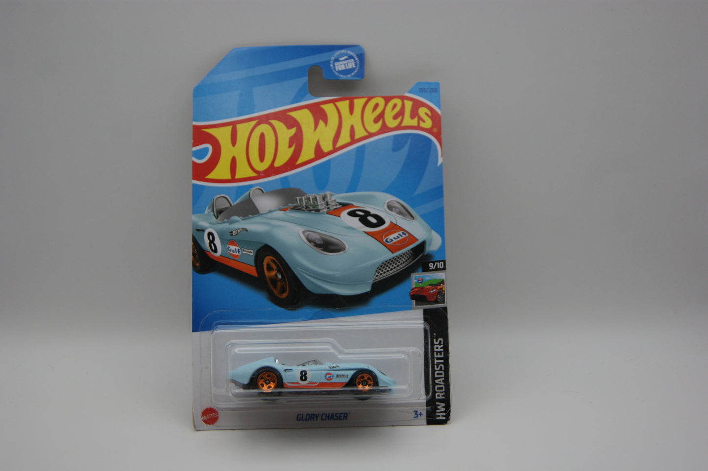 Hot Wheels Glory Chaser Gulf 2023 HW Roadsters 9/10 155/250 HKH42 Blau OVP