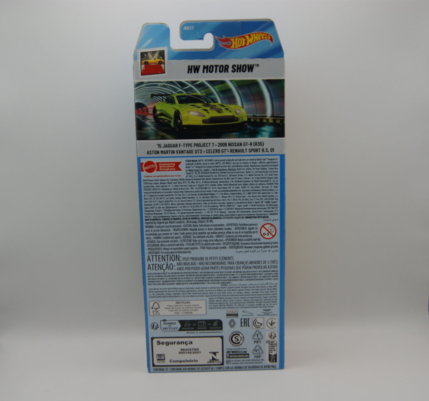 Hot Wheels HW Motor Show 5-Pack 2026 JKG17 Nissan GT-R Jaguar Aston Martin OVP