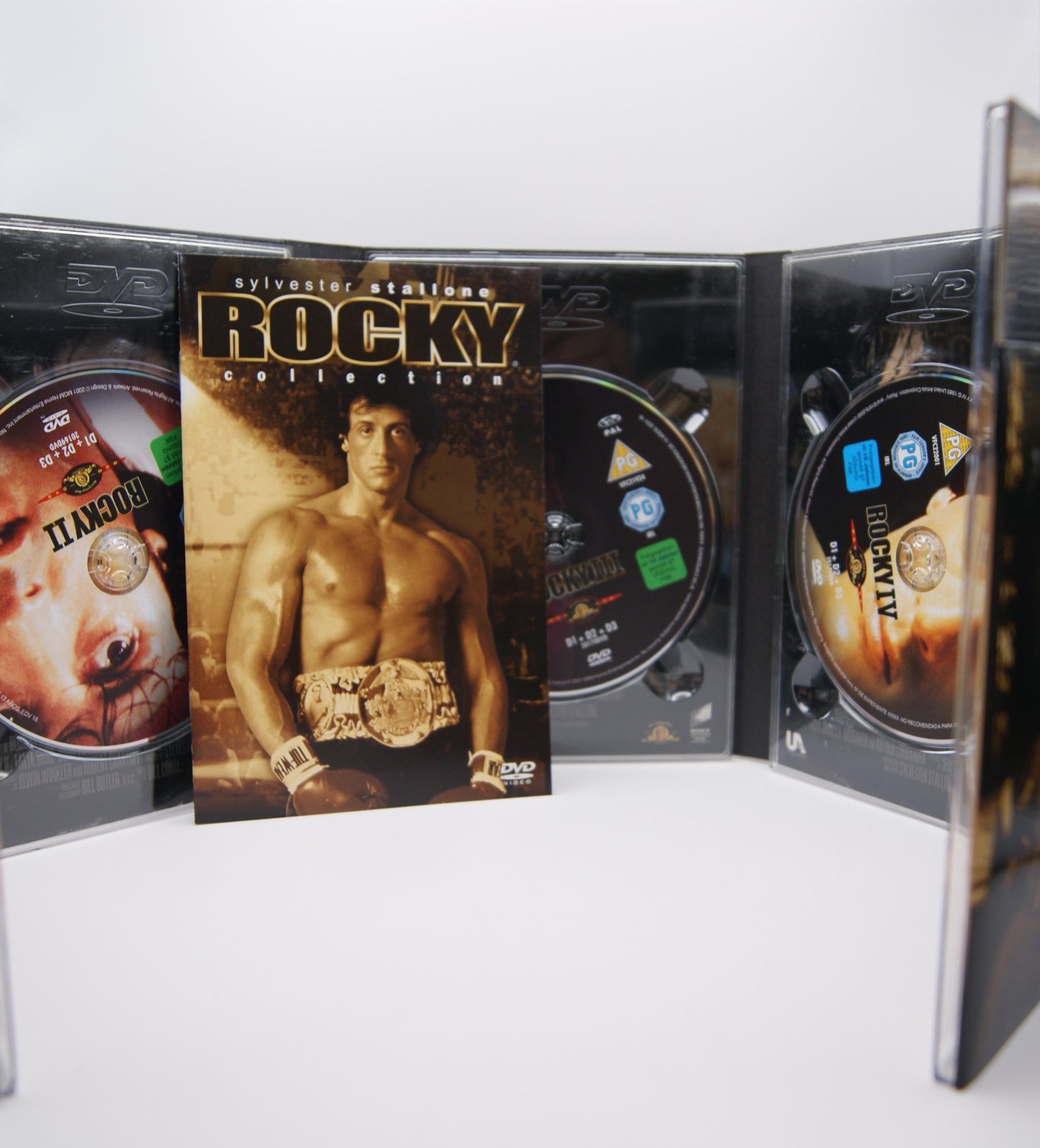 Rocky Collection I-V 25 Jahre Jubiläums-Edition 5 DVDs Sylvester Stallone