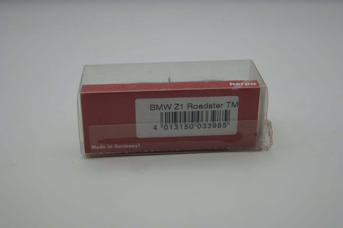 Herpa 033985 BMW Z1 Roadster E30 silbermetallic 1:87 H0 OVP
