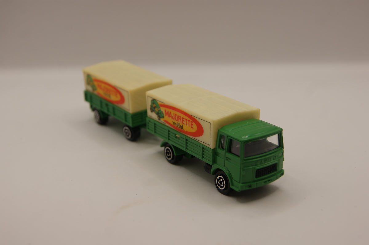 Majorette 366 Saviem Truck & Trailer Majorette Métal Vintage Frankreich