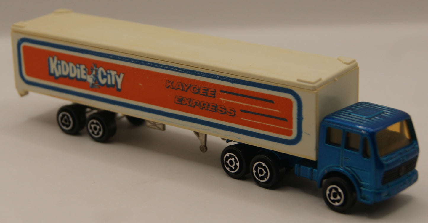 Majorette Kiddie City Kaycee Express Sattelzug LKW 1:100 Made in France Vintage