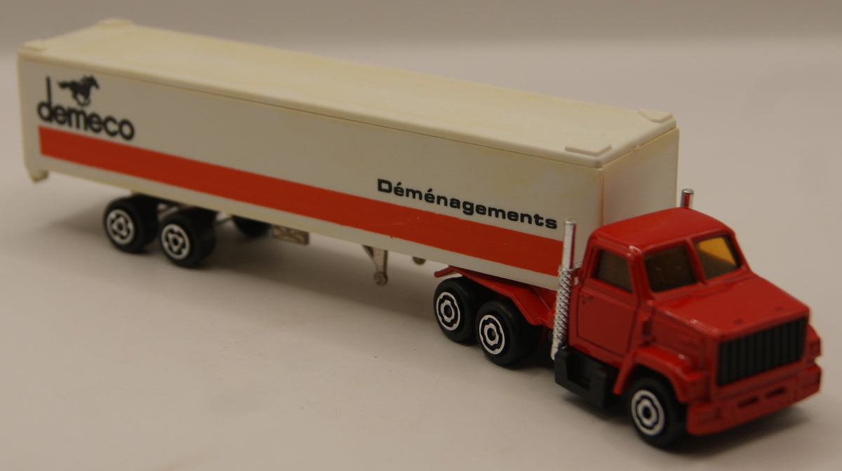 Majorette Demeco Déménagements Sattelzug 1:100 Made in France Vintage Hauber LKW