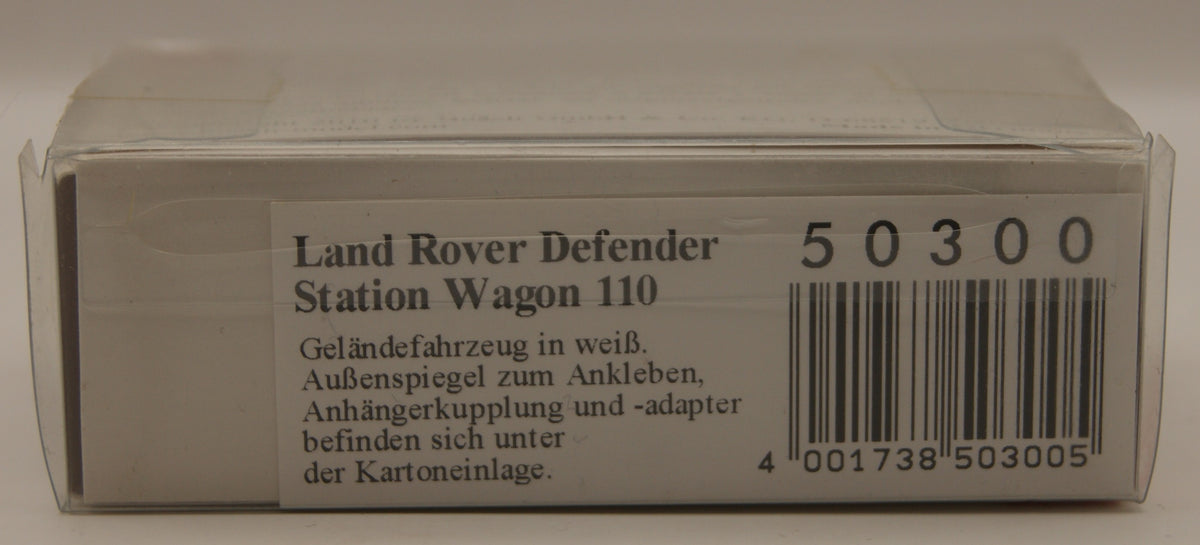 Busch 50300 Land Rover Defender Station Wagon 110 Weiß 1:87 H0 OVP
