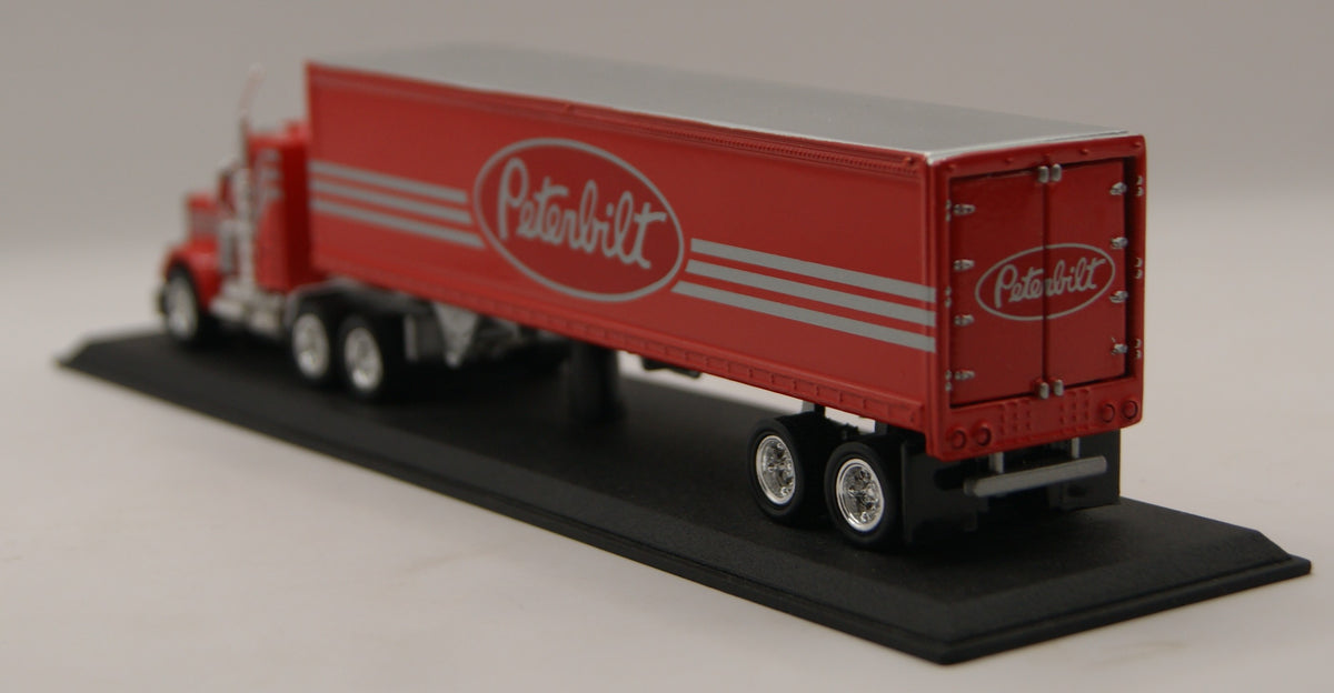 Matchbox Collectibles Peterbilt Sattelzug rot Werbemodell 1:100 Displaysockel