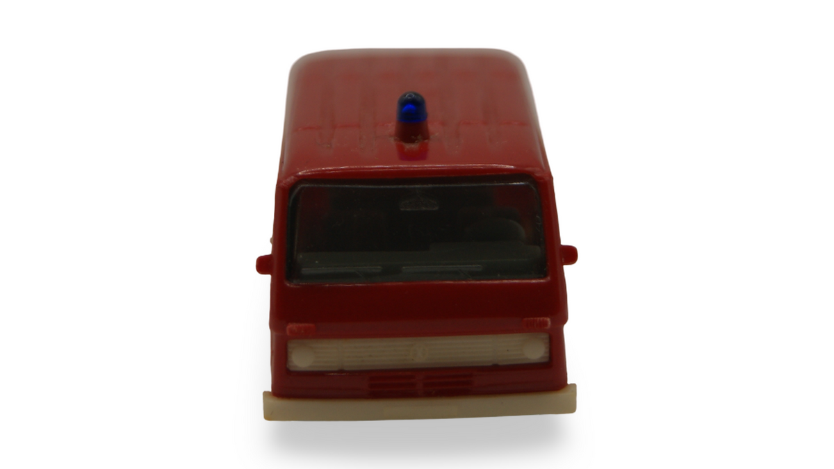 Herpa VW LT 28 Kleinbus Feuerwehr rot mit Blaulicht 1:87 H0