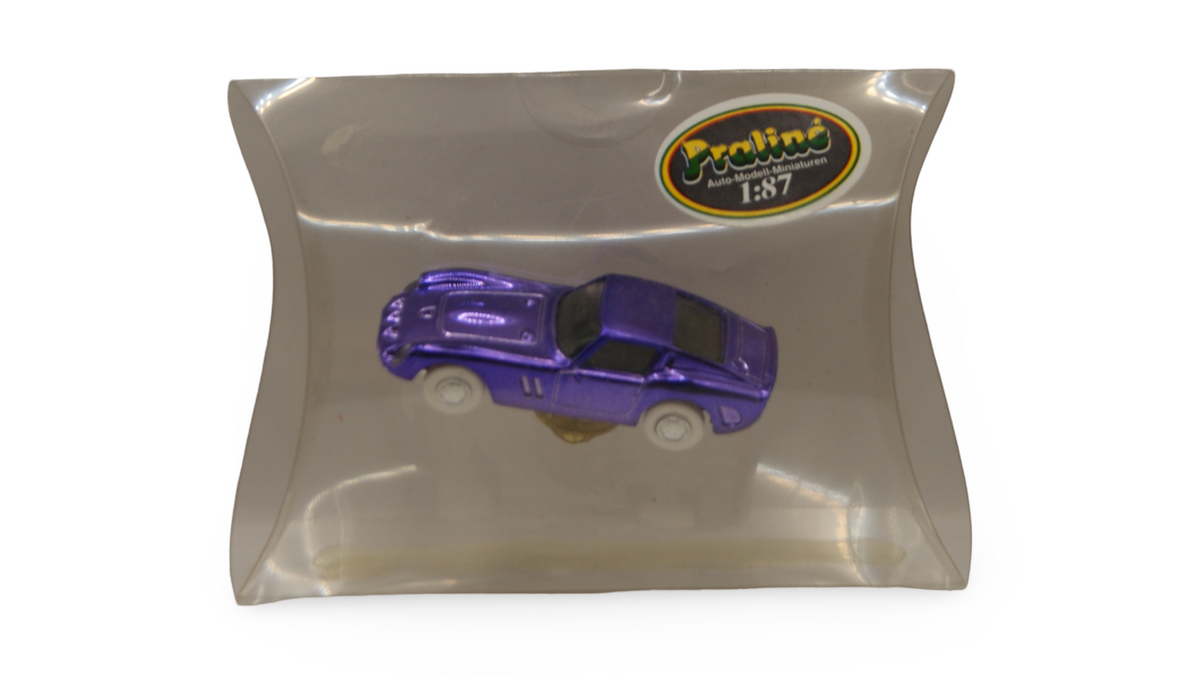 Praliné Bijou Ferrari 250 GTO Pin Anstecker Lila-Chrom 1:87 OVP #982677
