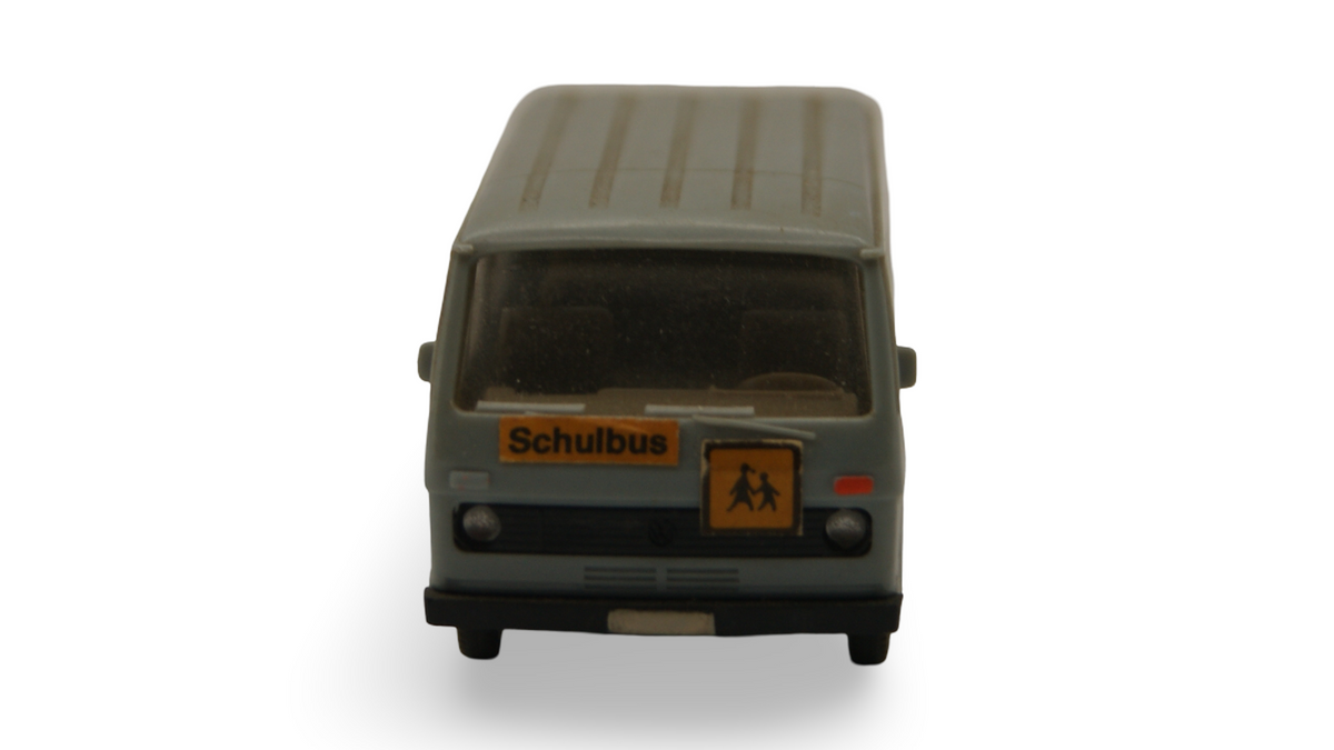 Wiking VW LT 28 Bus Schulbus hellblaugrau 1:87 H0 Vintage Modellauto
