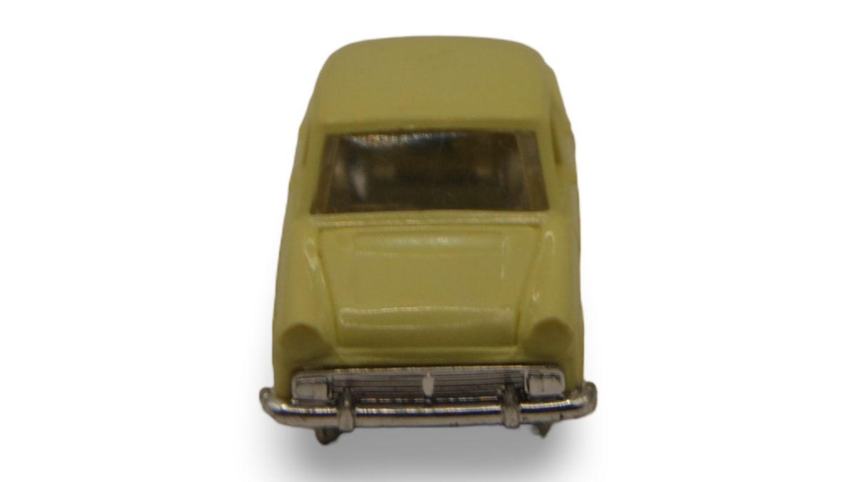 Tri-ang Minix No. 8 Hillman Minx gelb 1:76 OO Vintage Modellauto
