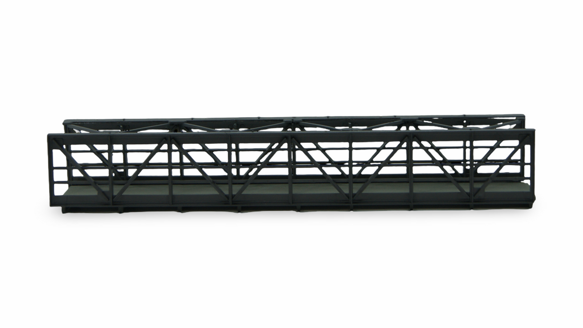 VEB Plasticart Fachwerkbrücke grau TT 1:120 DDR Modellbahn