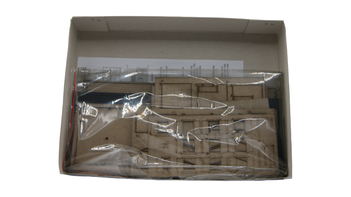 SDV Model 6004 Militärblockhaus Holzbaracke 1:87 H0 Laser-Cut Bausatz