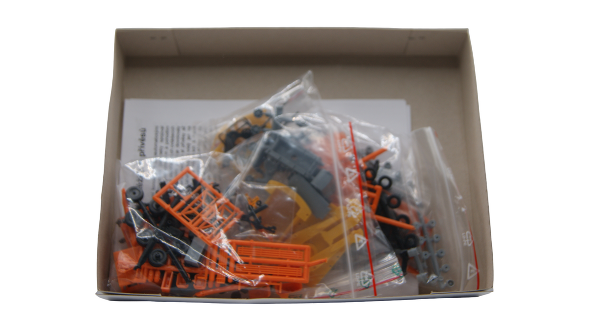 SDV Model 499 Tatra 813 6x6 TP Schwertransport P-50 mit Nobas UB-80 1:87 H0 Bausatz