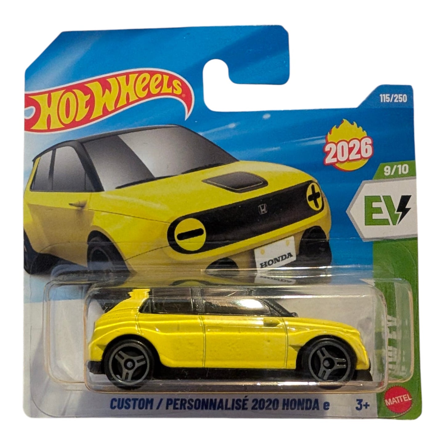 Custom 2020 Honda e 1:64 – Hot Wheels modèle réduit moulé sous pression (Neuf & Scellé)