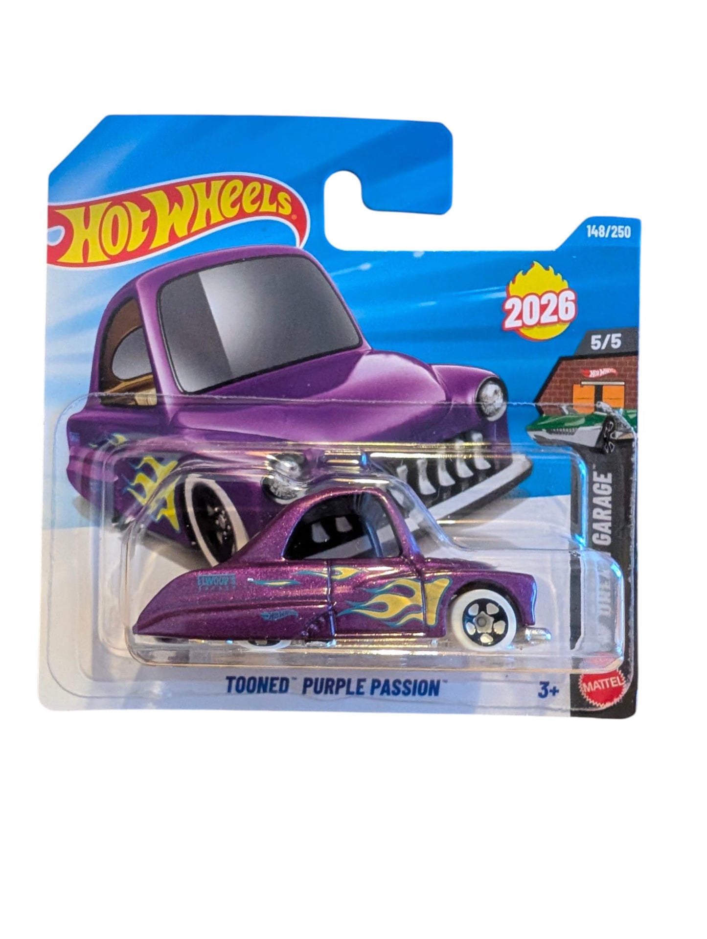 Tooned Purple Passion 1:64 – Hot Wheels Diecast Modellauto (Neu & OVP)