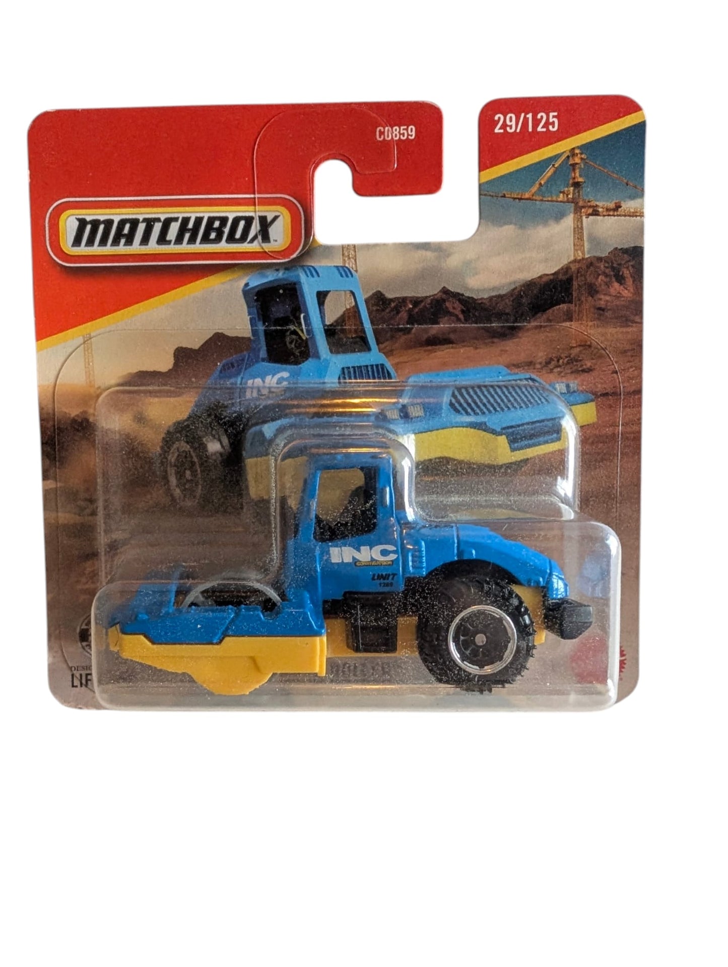 Road Roller 1:64 – Matchbox Diecast Modellauto (Neu & OVP)