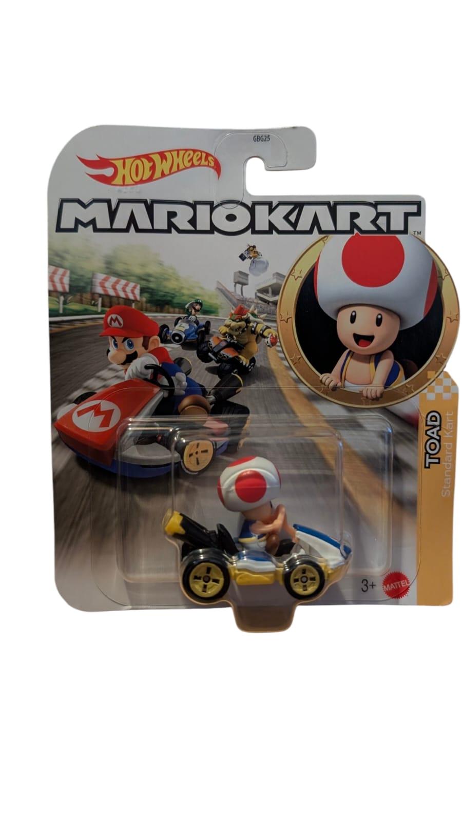 Hot Wheels Mario Kart Toad Standard Kart Nintendo Die-Cast OVP