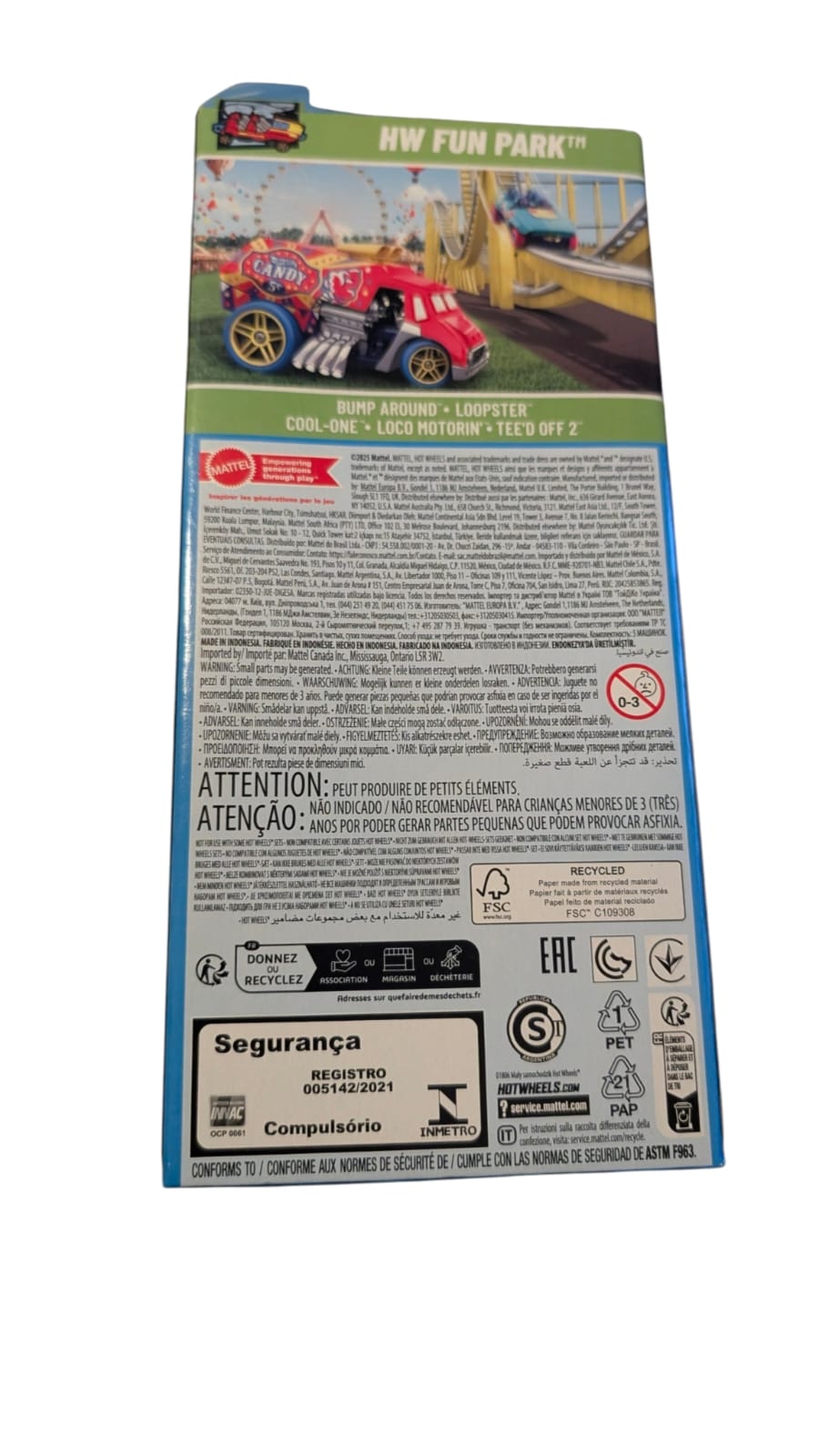 Hot Wheels HW Fun Park 5er Geschenkset Freizeitpark Fahrzeuge Mattel OVP