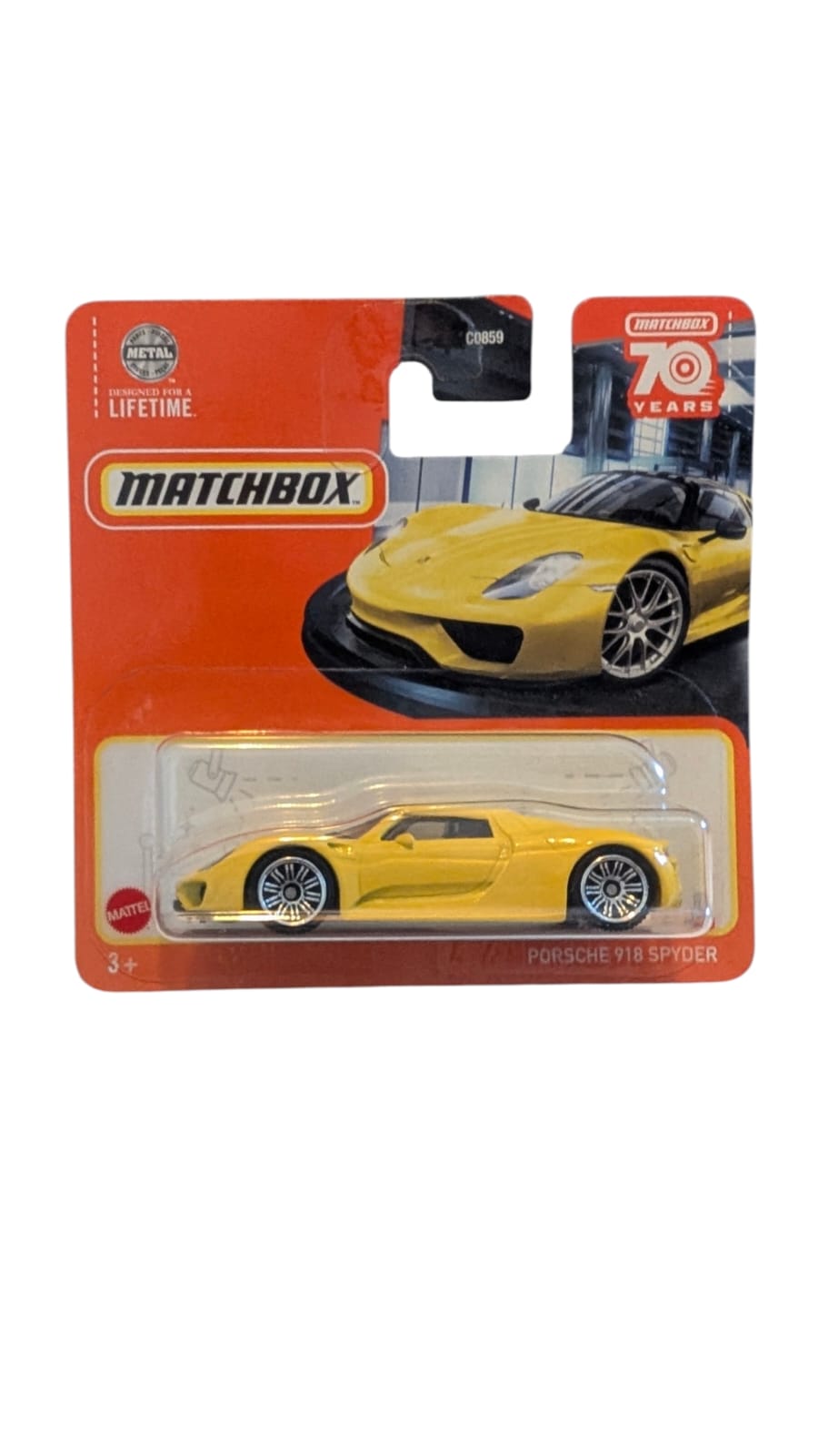Matchbox Porsche 918 Spyder – 70 Years Edition – Neu & OVP