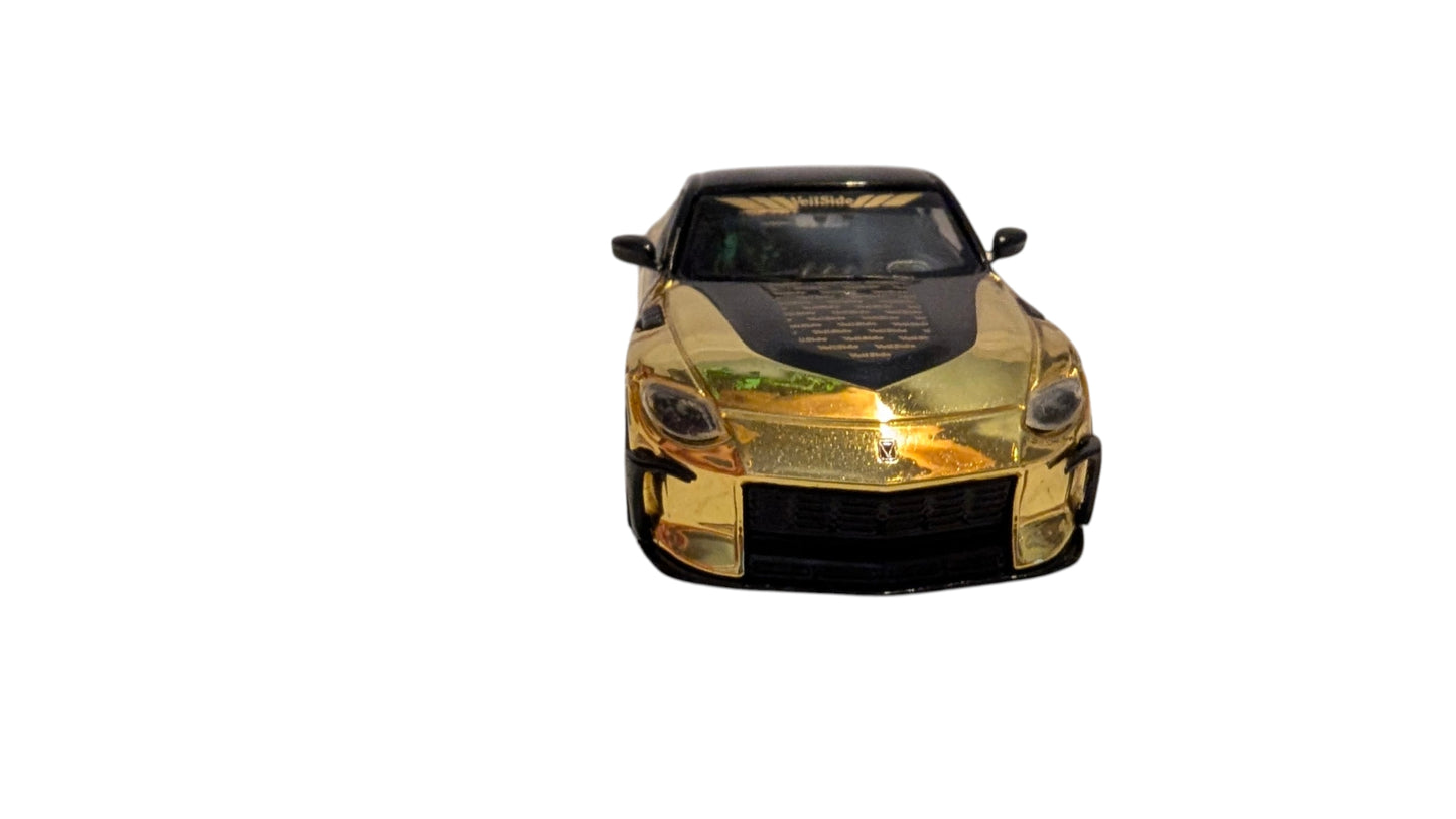 MINI GT Nissan Z VeilSide FFZ400 Gold Chrome 1:64 – Sammlermodell mit OVP