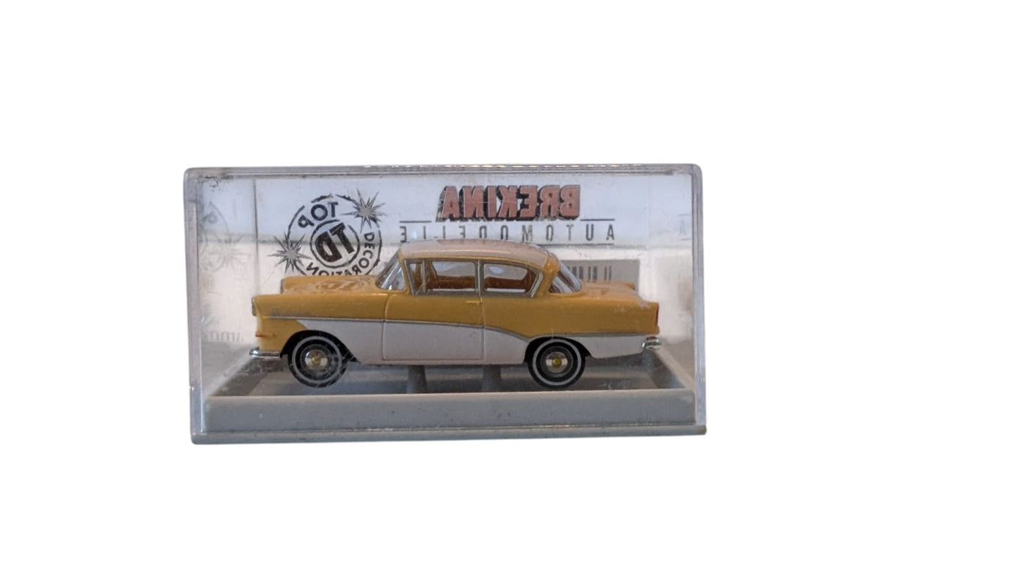 Brekina Opel Rekord P1 Limousine 1:87 H0 Creme Gelb OVP Oldtimer Modellauto