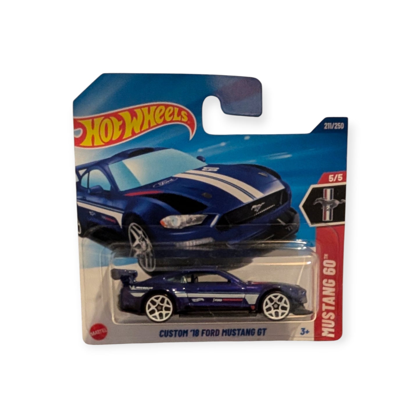 Hot Wheels Custom '18 Ford Mustang GT – Neu in Originalverpackung