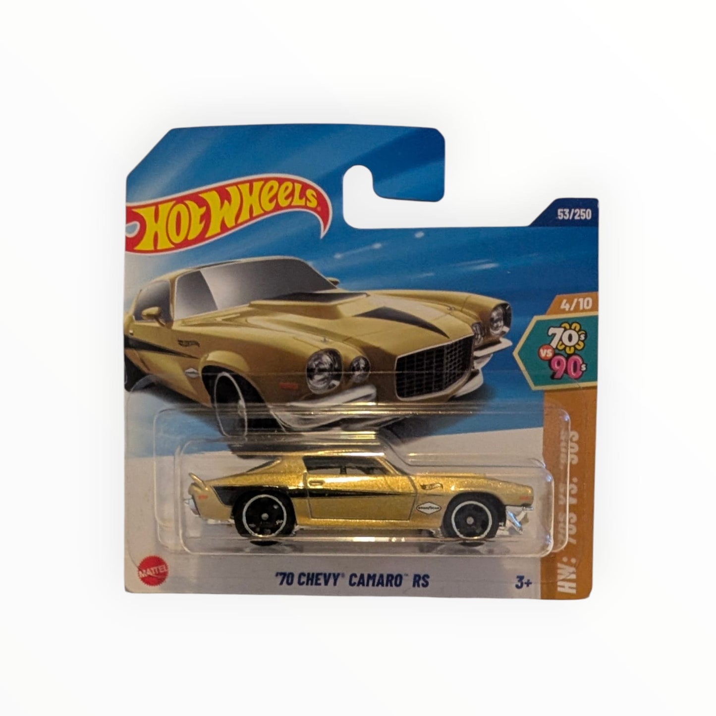 Hot Wheels ’70 Chevy Camaro RS – HW 70’s vs. 90’s – 53/250 – 1:64 – OVP