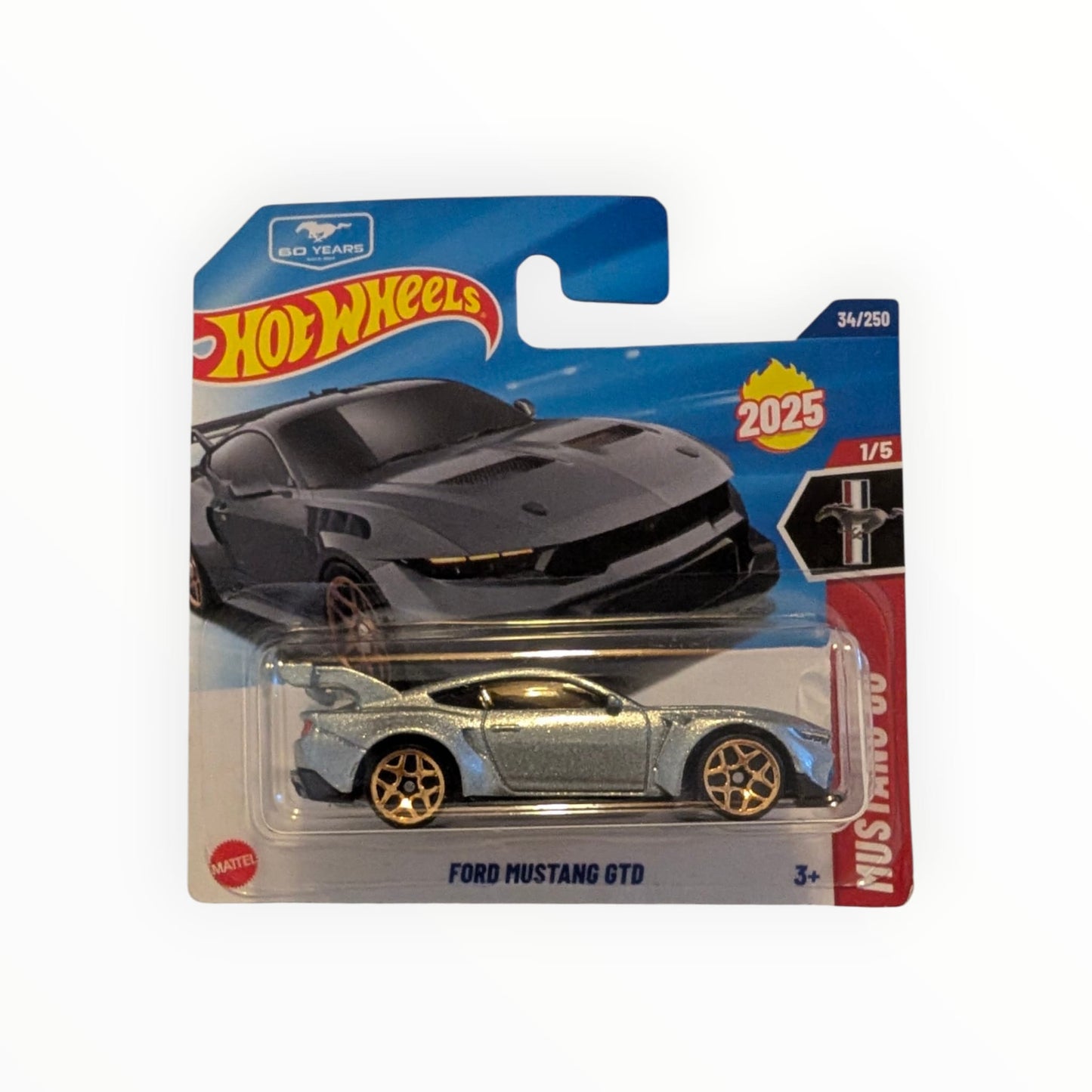 Hot Wheels Ford Mustang GTD – Mustang 60 – 34/250 – 1:64 – OVP