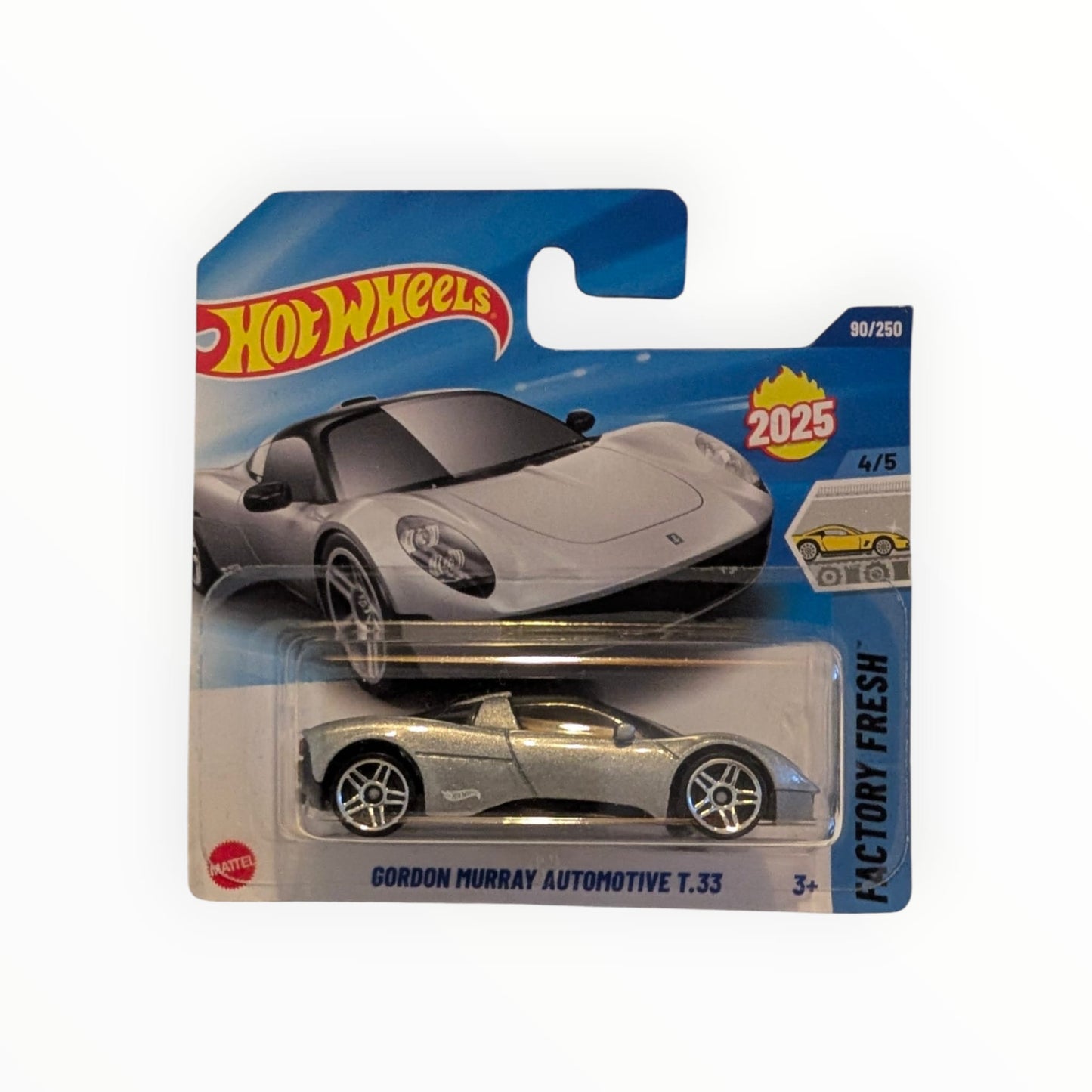 Hot Wheels Gordon Murray Automotive T.33 – Factory Fresh – 90/250 – 1:64 – OVP