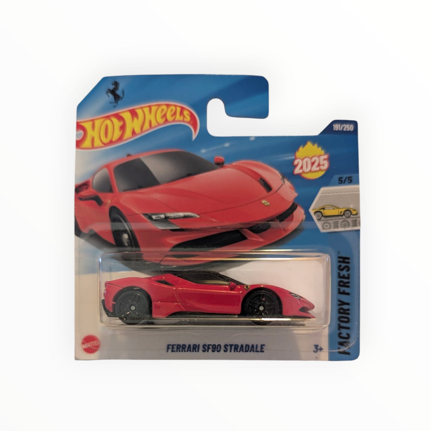 Hot Wheels Ferrari SF90 Stradale – Factory Fresh 5/5 – Nr. 191/250 – OVP