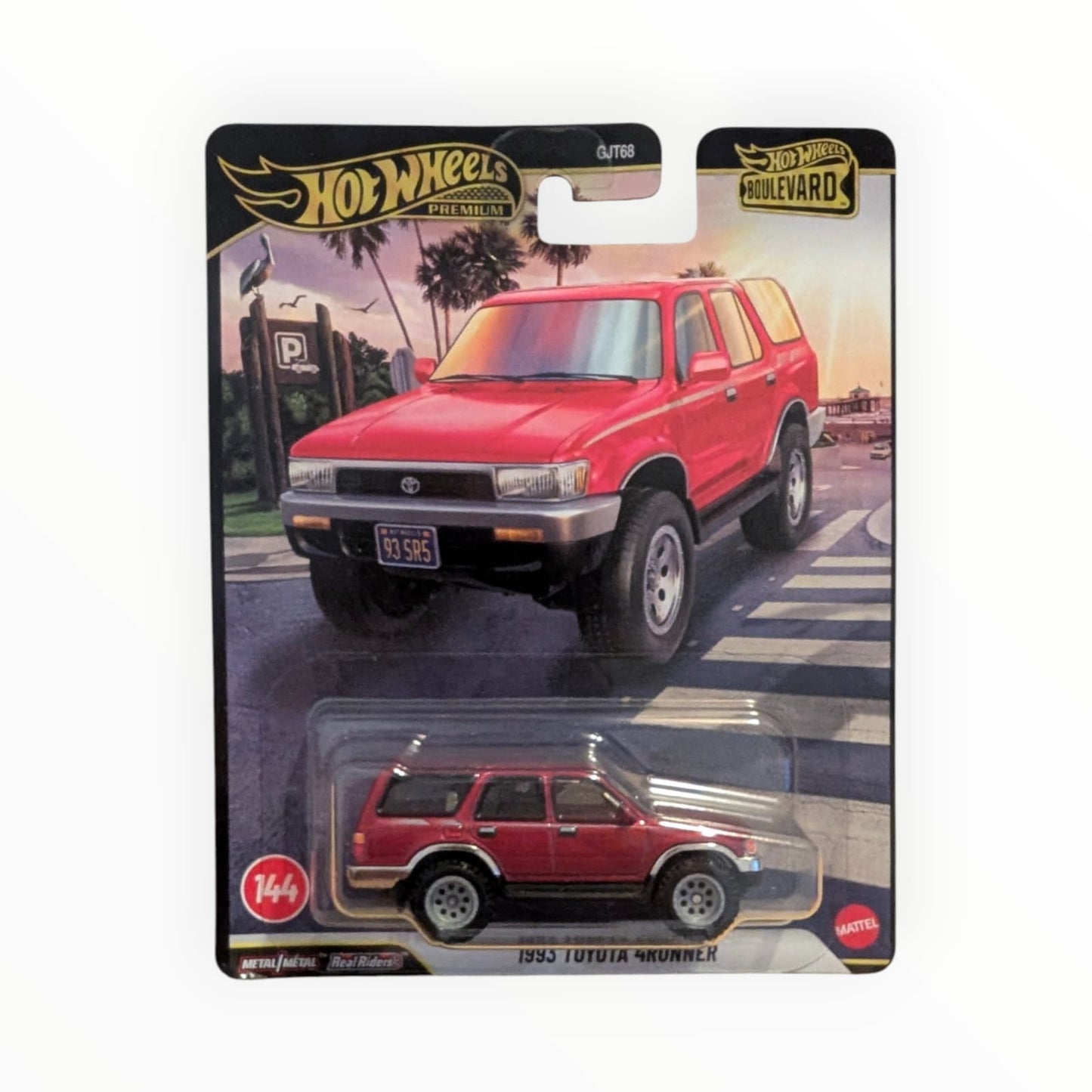 Hot Wheels Premium Boulevard #144 – 1993 Toyota 4Runner – rot – 1:64 – GJT68-JHW18