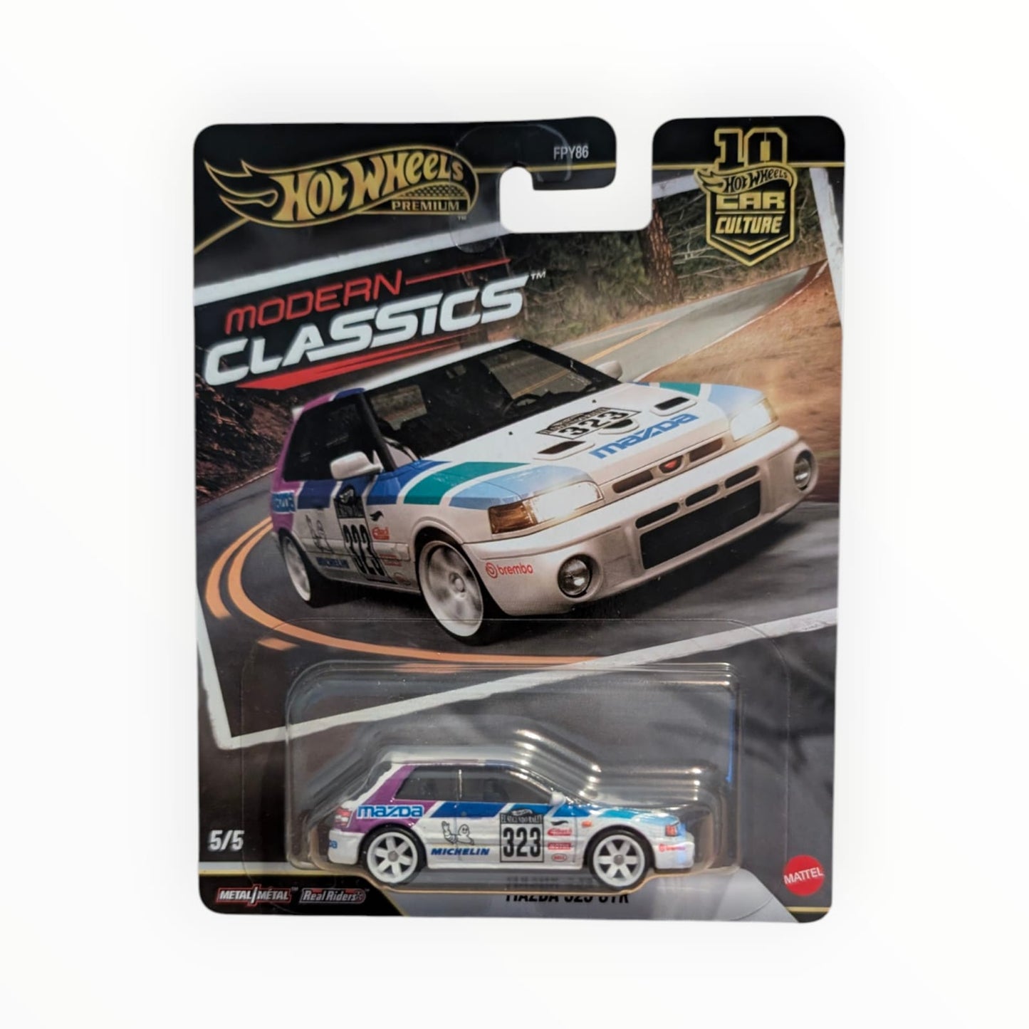 Hot Wheels Premium Car Culture – Modern Classics – Mazda 323 GTR – 5/5 – FPY86-JKF17