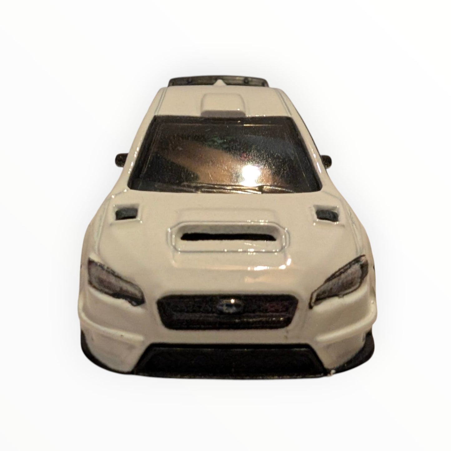 Hot Wheels Premium – Subaru WRX STI – Weiß – Real Riders – Full Metal Body – lose