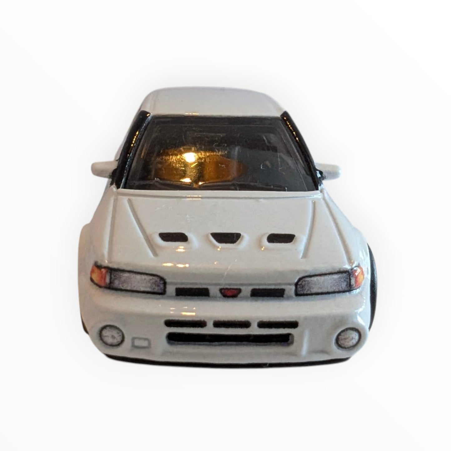 Hot Wheels Premium Boulevard – Mazda 323 GTR – Weiß – Real Riders – Full Metal Body – lose