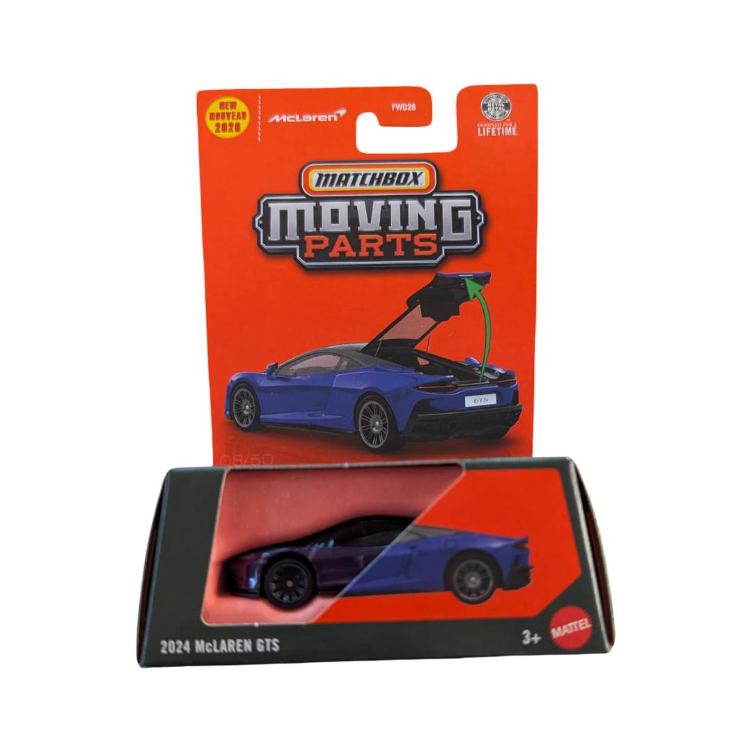 Matchbox Moving Parts 2024 McLaren GTS – 2026 – Lila Metallic – OVP