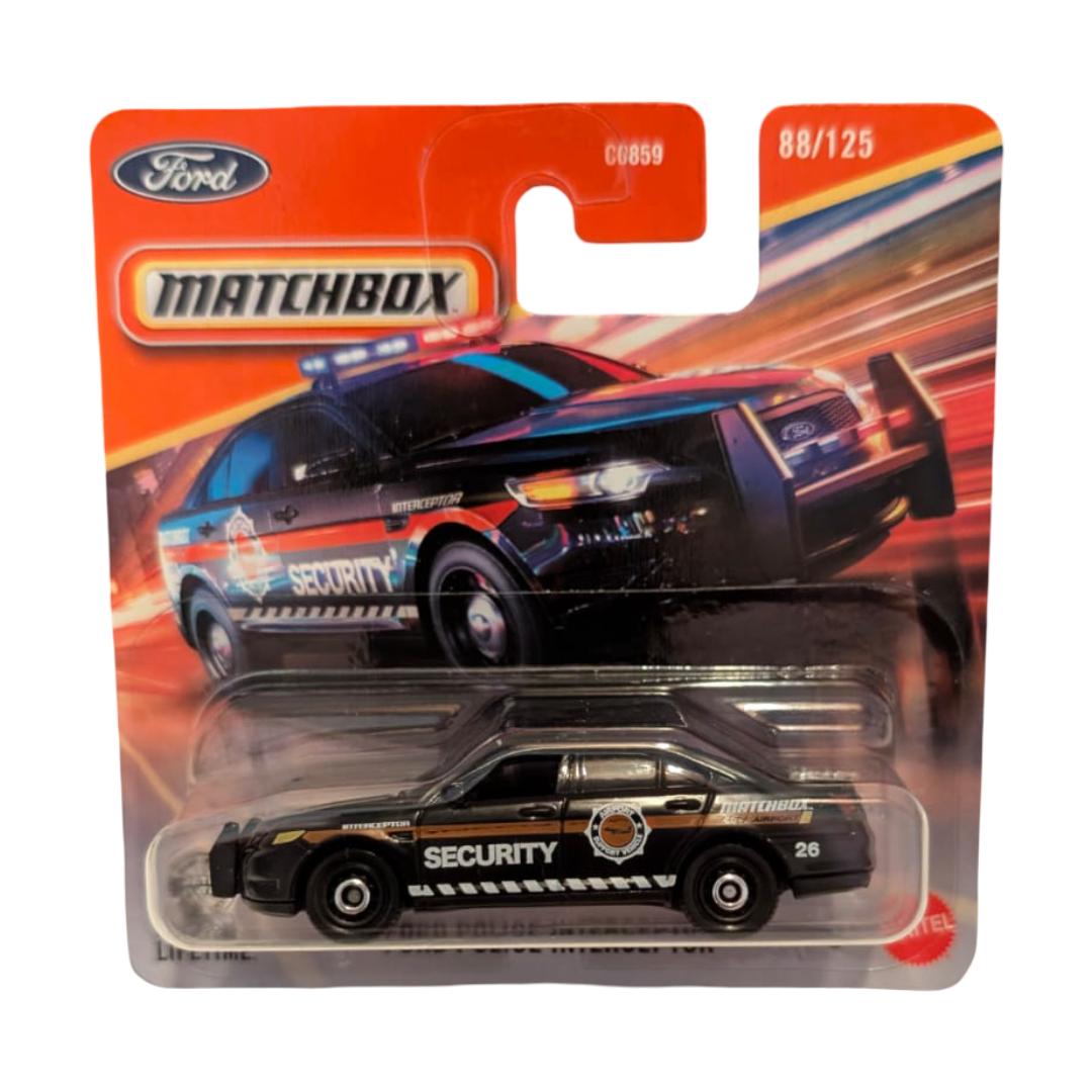 Matchbox Ford Police Interceptor – Security – Mainline 2026 – 88/125 – Neu & OVP