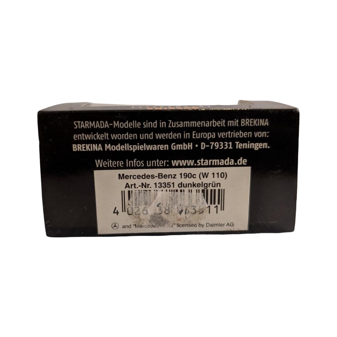 Starmada/Brekina 13351 Mercedes-Benz 190c W110 Heckflosse dunkelgrün – 1:87 – OVP