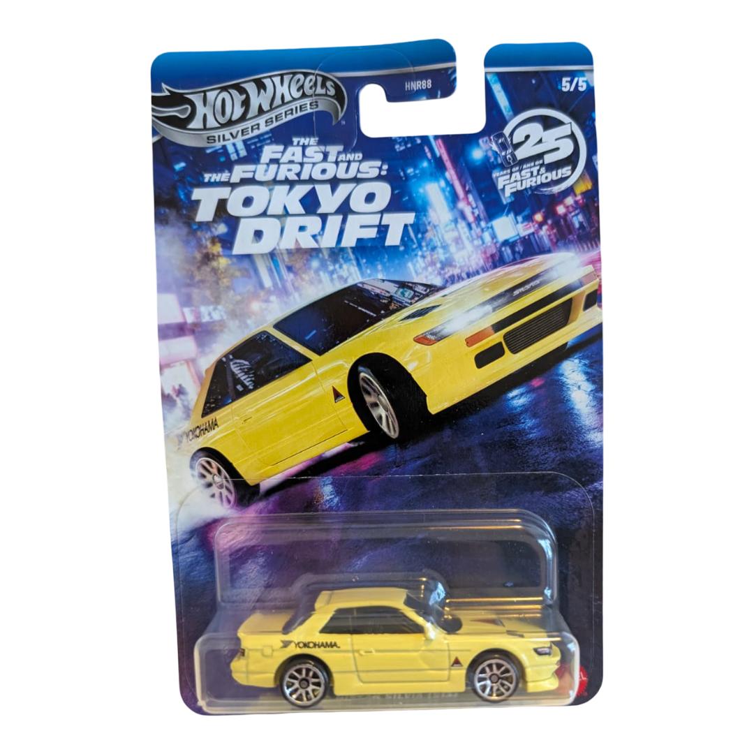 Hot Wheels Nissan Silvia S13 Fast & Furious Tokyo Drift Silver Series 5/5 OVP