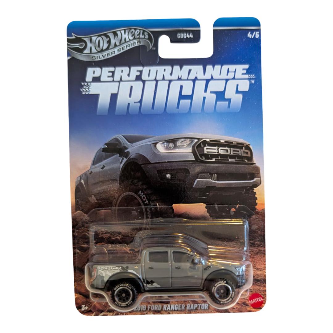 Hot Wheels 2019 Ford Ranger Raptor Performance Trucks Silver Series 4/5 OVP