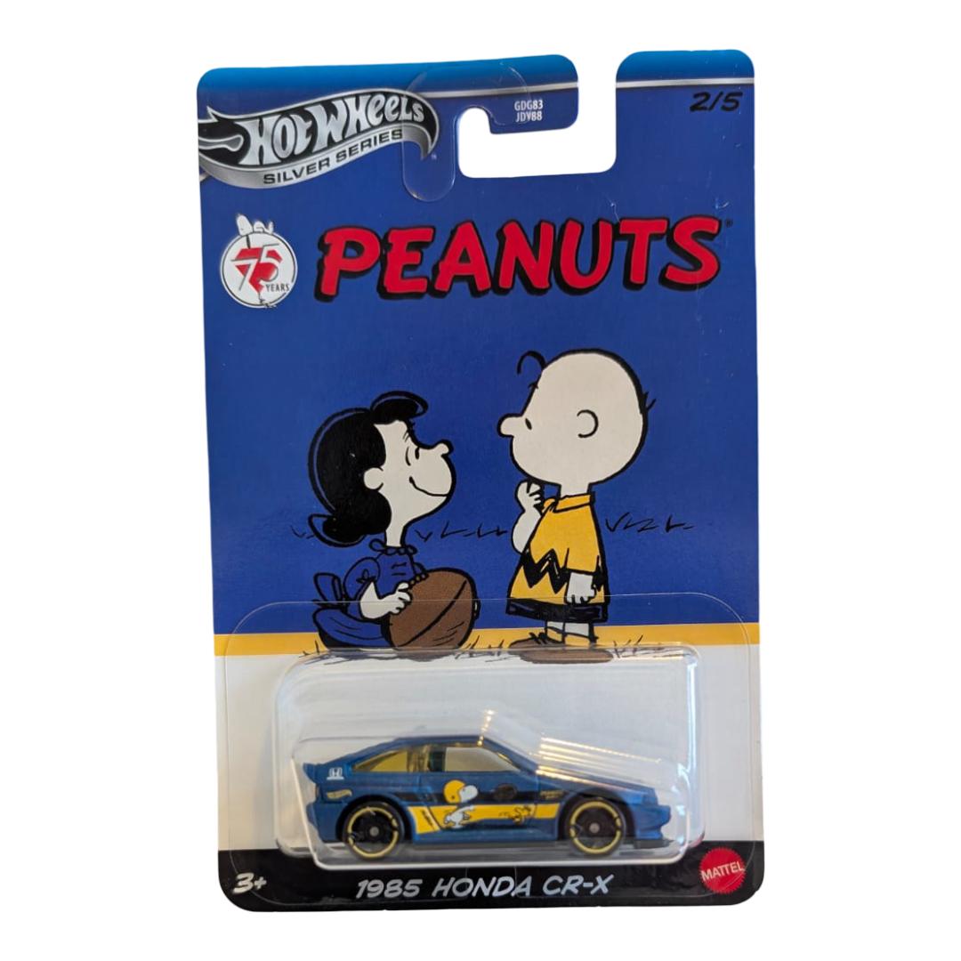 Hot Wheels 1985 Honda CR-X Peanuts 75 Jahre Silver Series 2/5 Snoopy OVP